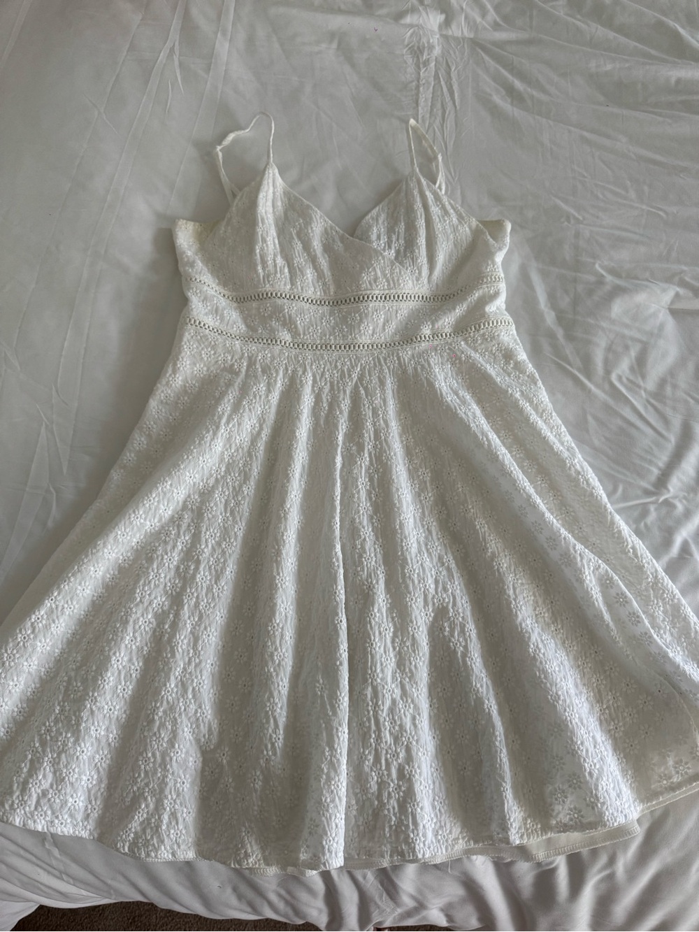 Trixxi White Lace Mini Dress
